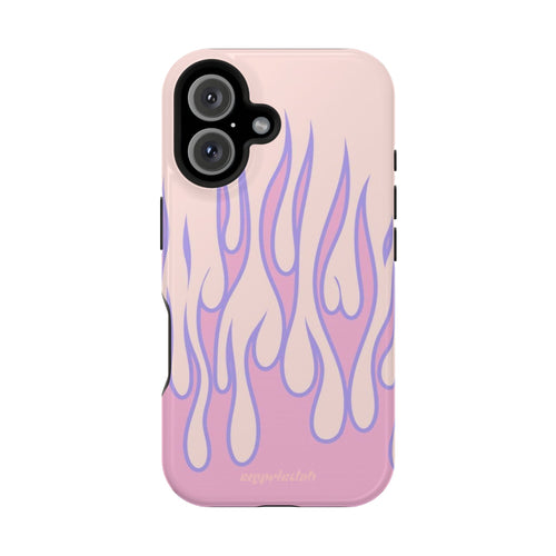 Bubble Blaze – Pink Flame iPhone Case | Aesthetic MagSafe Cover
