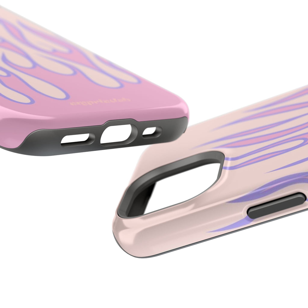 Bubble Blaze – Pink Flame iPhone Case | Aesthetic MagSafe Cover