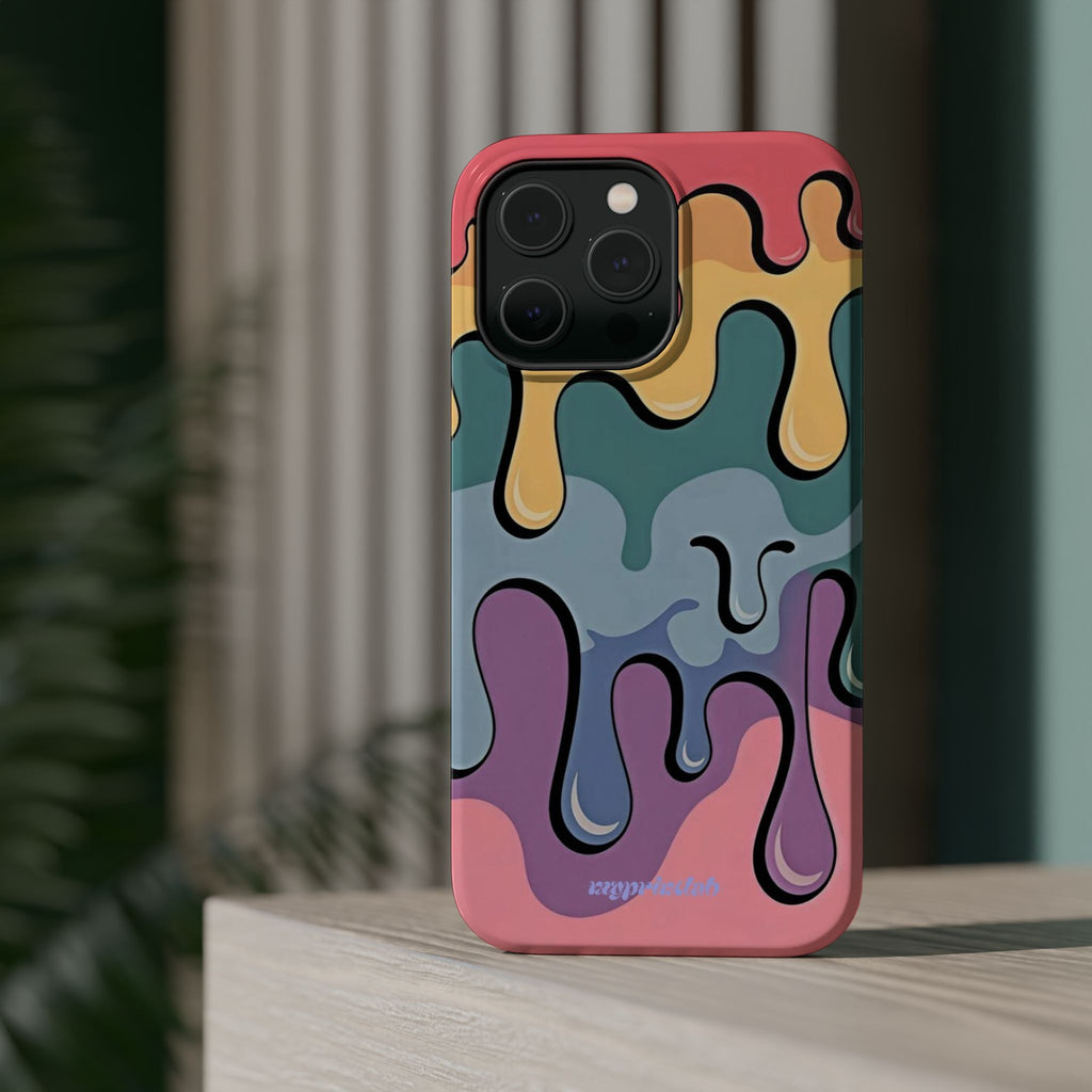 Paintrush – Abstract Art iPhone Case | Colorful MagSafe Cover